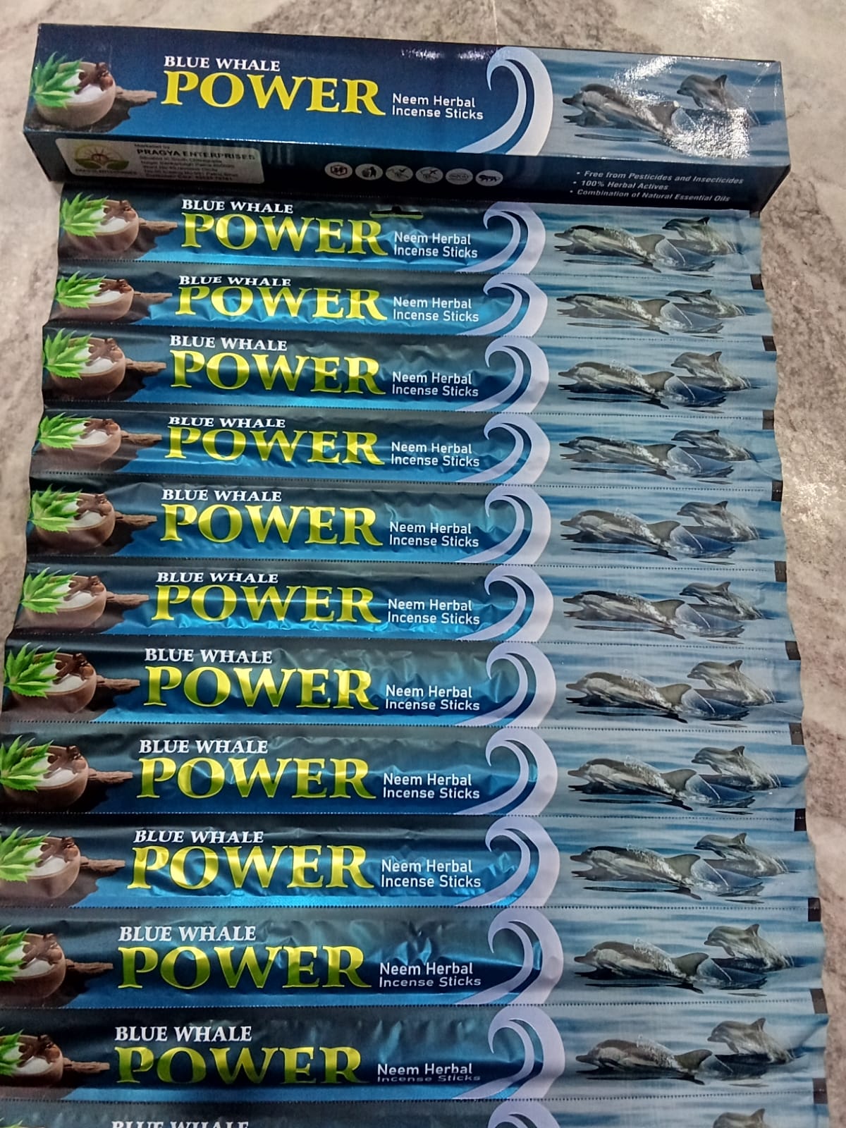 Blue Whale Power Neem Herbal Incense Sticks
